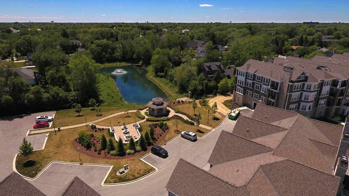 Drone Photos & Video of The Hamptons of Hinsdale Illinois