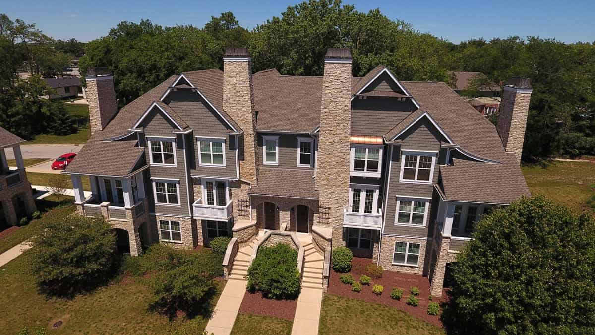 Drone Photos & Video of The Hamptons of Hinsdale Illinois