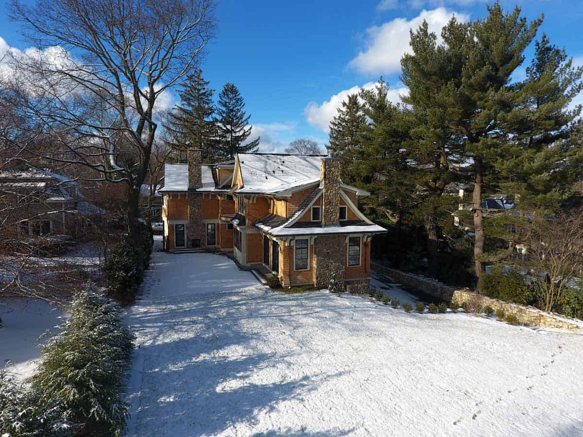 Drone Aerial Real Estate Photography 88 Hyde St. Newton, MA