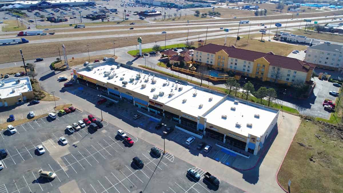 Aerial Photos & Video of Commercial Retail Space in Sherman, TX