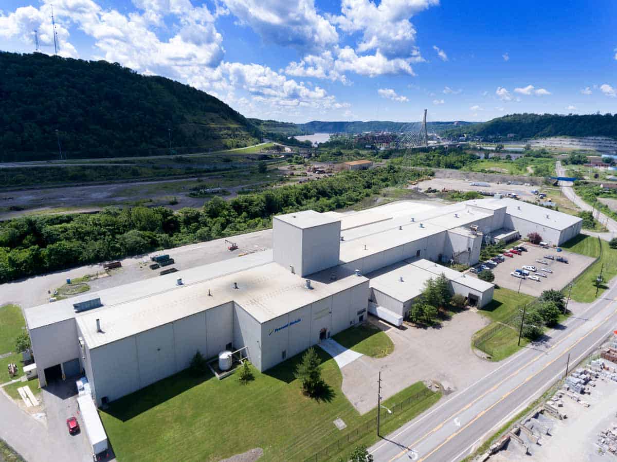 Drone Photography of Precoat Metals Factory Buildings