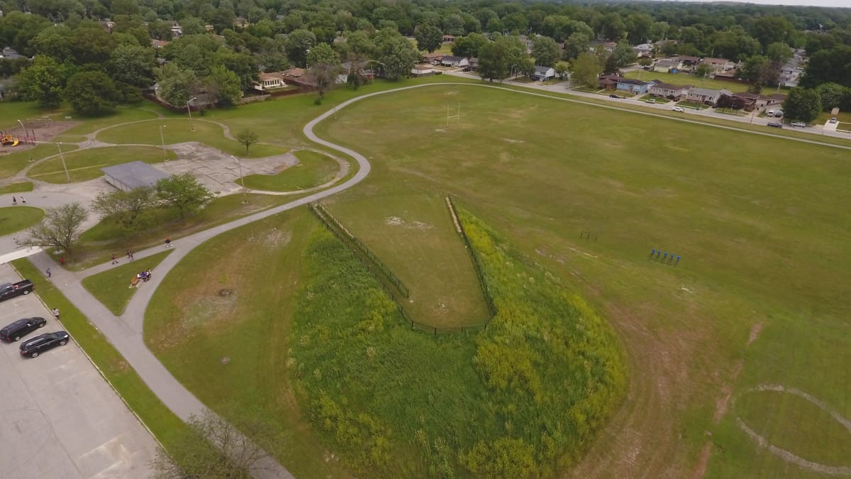 Aerial Drone Photography Hammond Purdue Dowling Park, Hammond IN