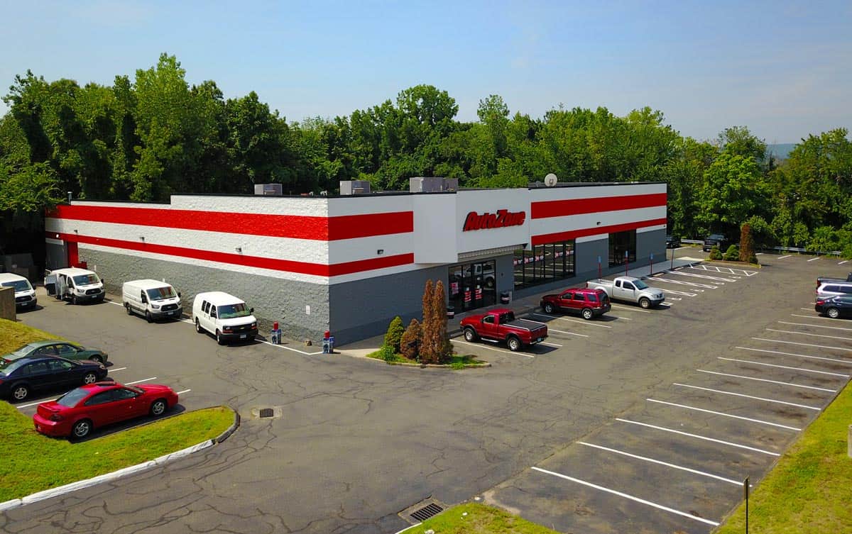 Autozone 60 Interstate Park, Southington, CT Aerial Drone Photography