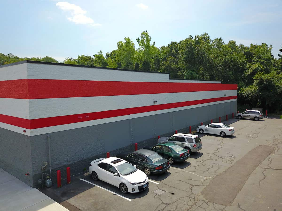 Autozone 60 Interstate Park, Southington, CT Aerial Drone Photography