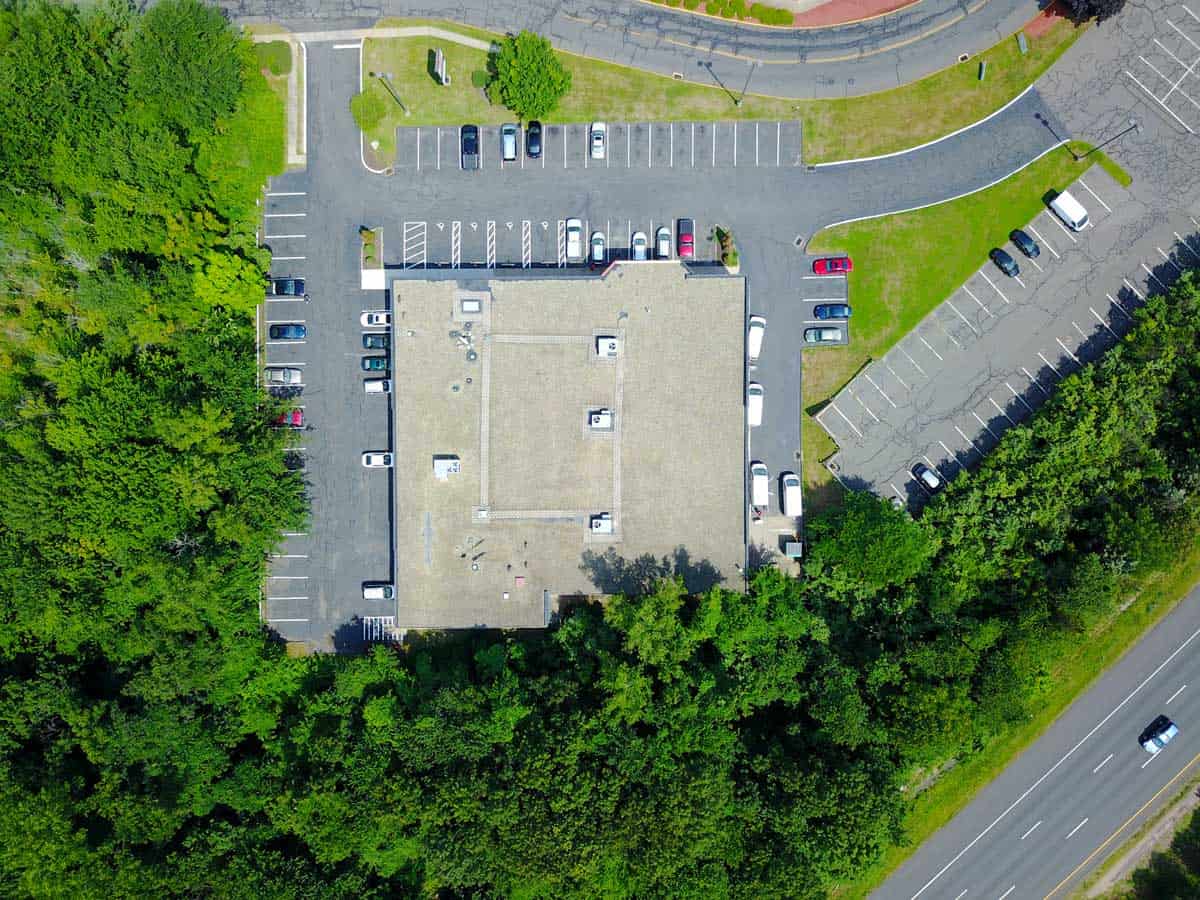 Autozone 60 Interstate Park, Southington, CT Aerial Drone Photography