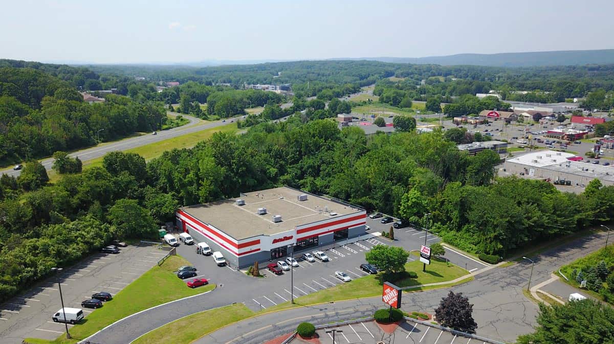 Autozone 60 Interstate Park, Southington, CT Aerial Drone Photography