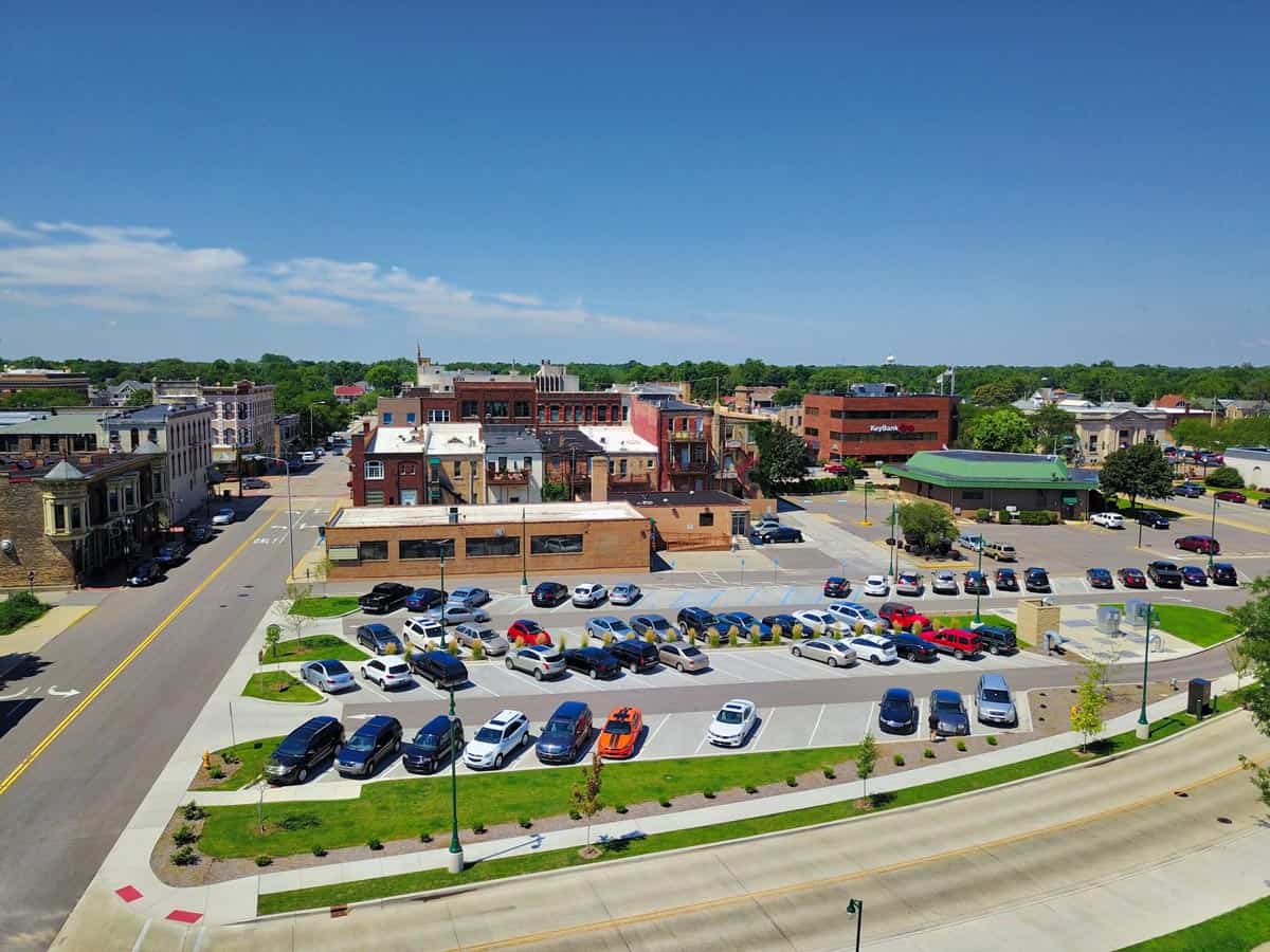 Storage Facility, Elkhart, Indiana Aerial Drone Photography dronegenuity
