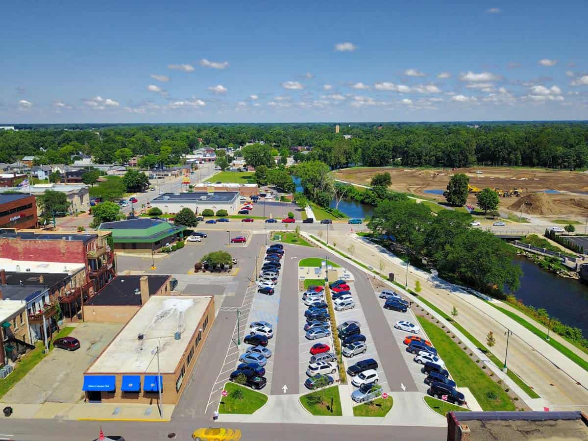 Storage Facility, Elkhart, Indiana Aerial Drone Photography dronegenuity