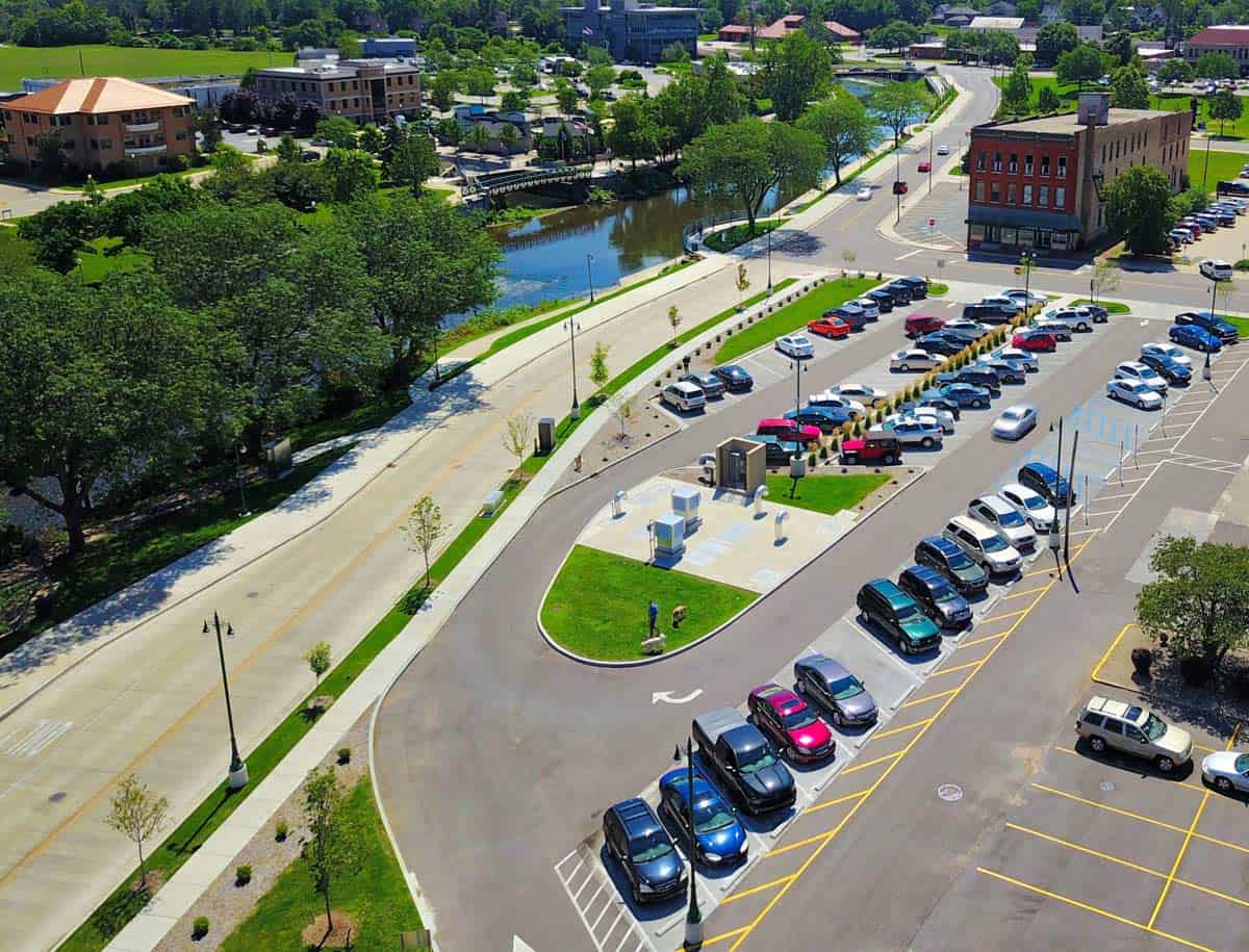 Storage Facility, Elkhart, Indiana Aerial Drone Photography