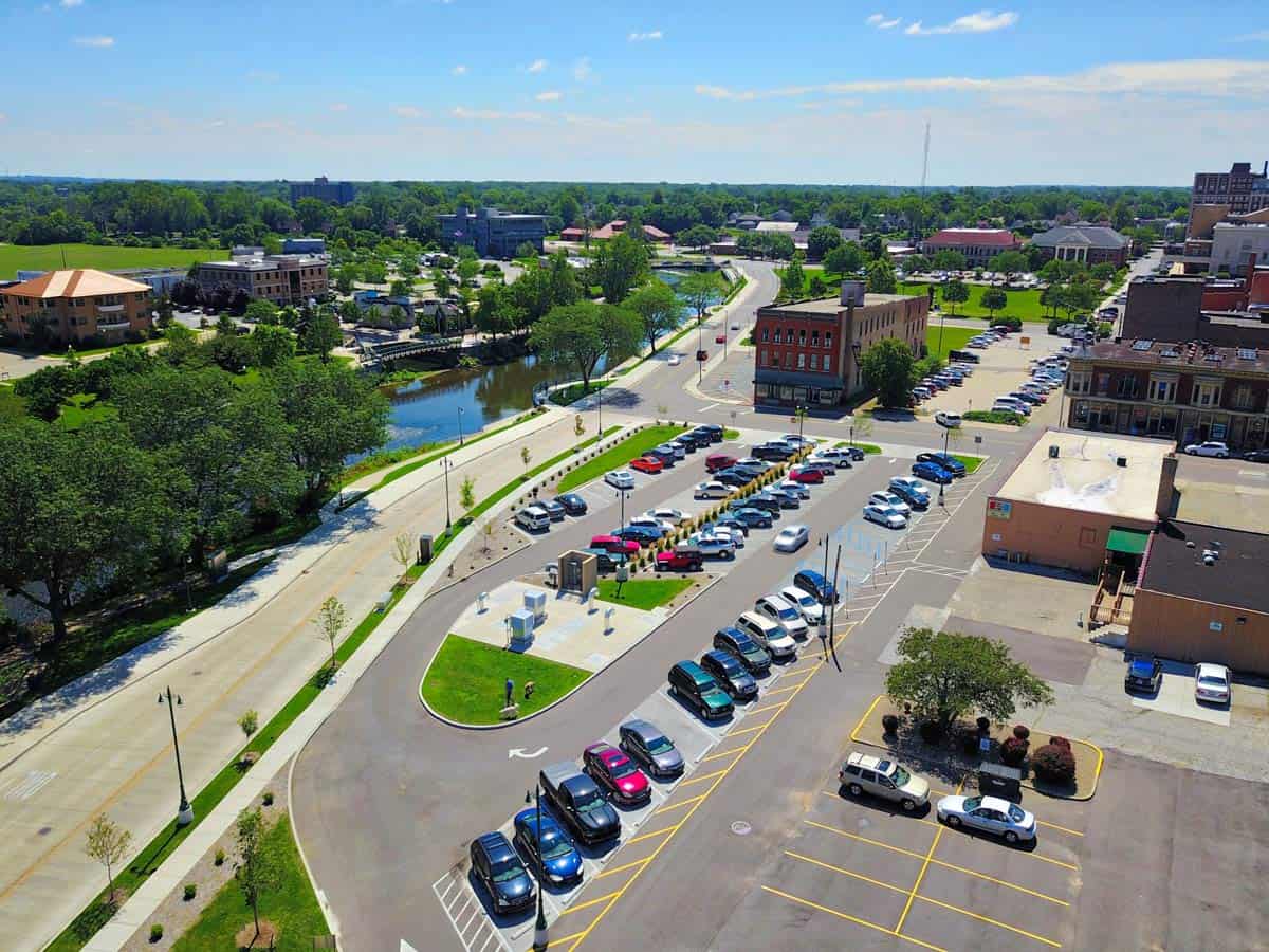 Storage Facility, Elkhart, Indiana Aerial Drone Photography dronegenuity