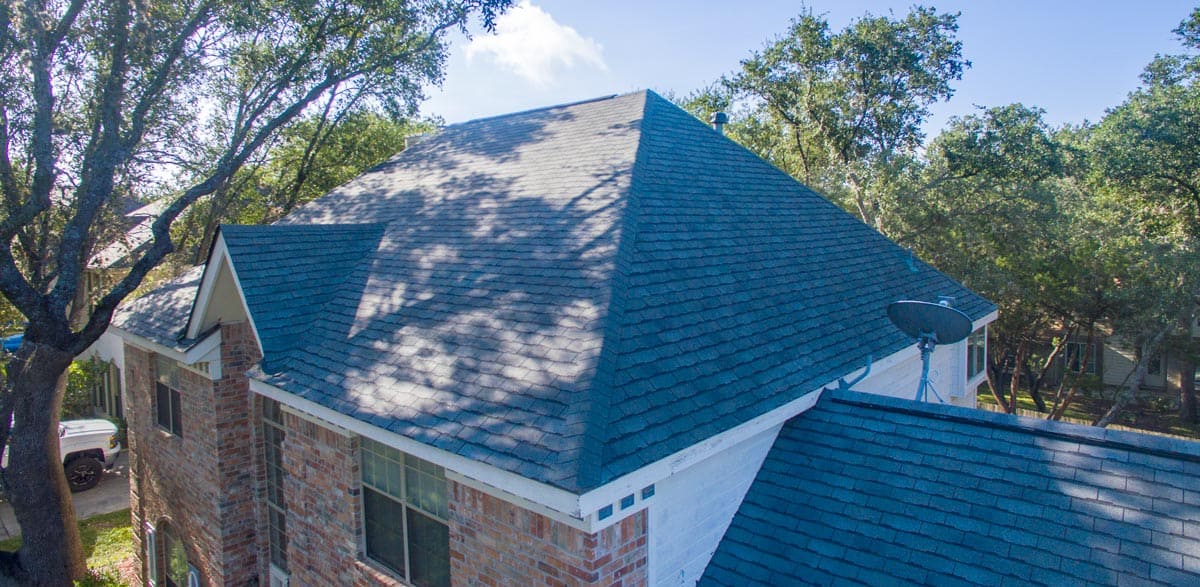 Aerial Drone Photography Residential Roofing San Antonio, TX, 78254