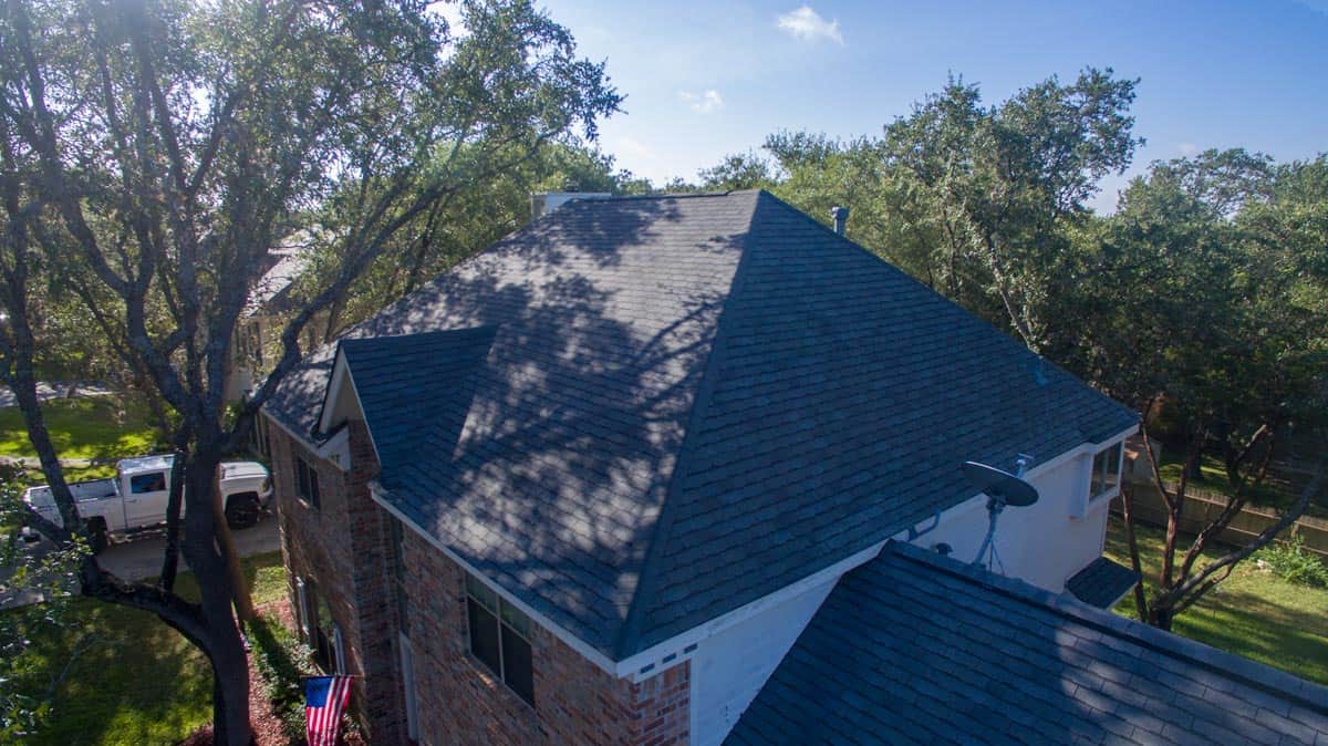 Aerial Drone Photography Residential Roofing San Antonio, TX, 78254