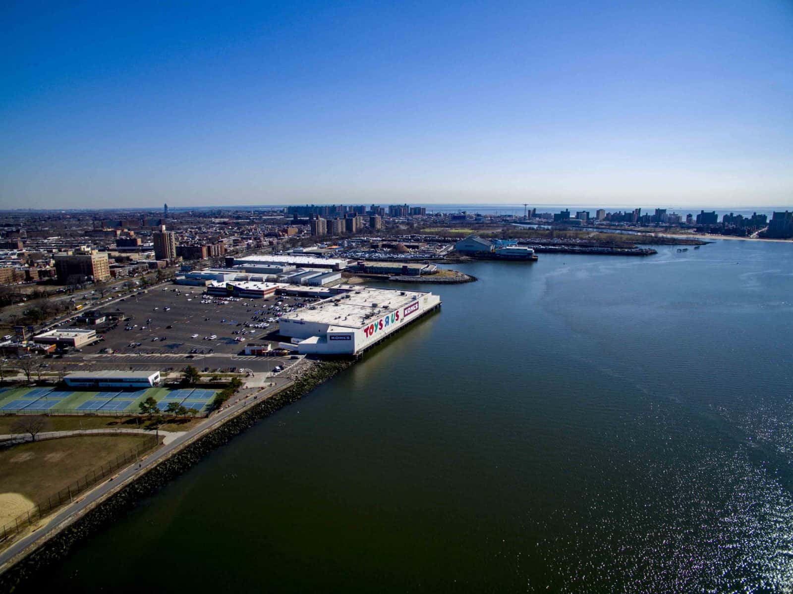 Aerial Drone Photos of 8973 Bay Parkway, Brooklyn, New York