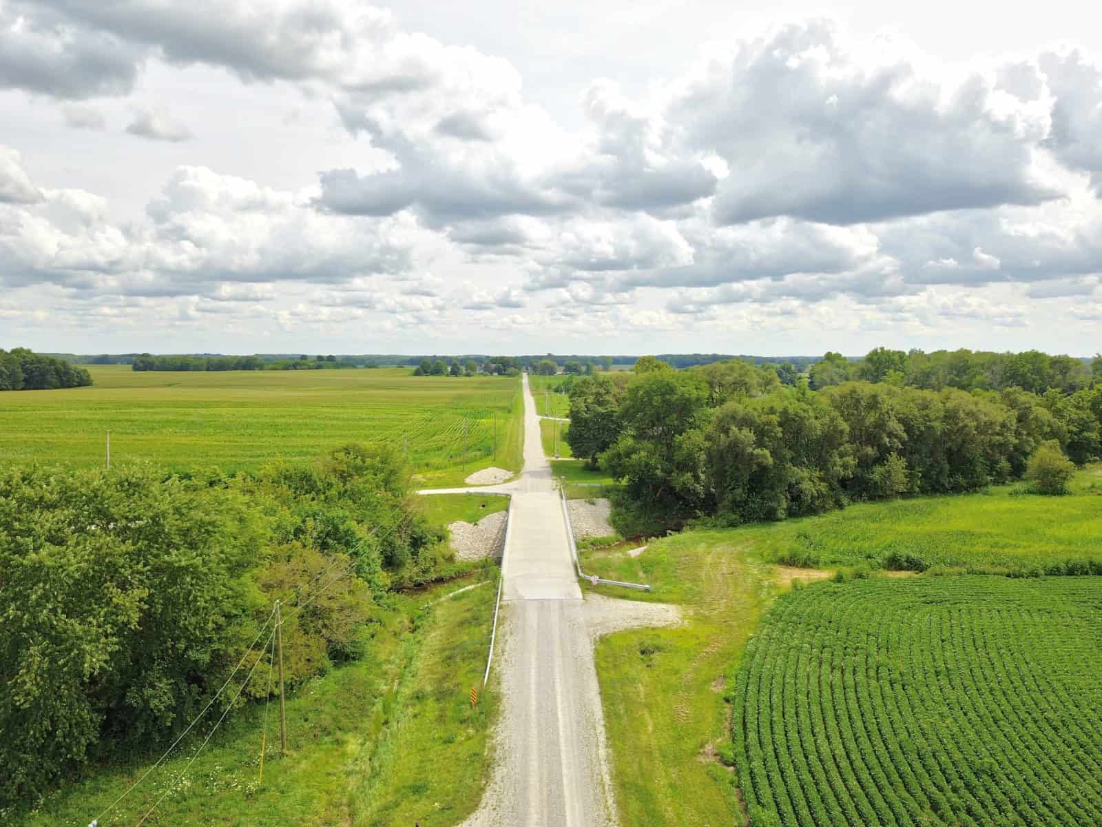 Aerial Drone Photos of Boone County Bridge Construction