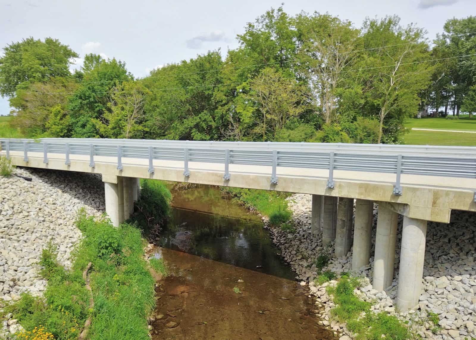 Aerial Drone Photos of Boone County Bridge Construction