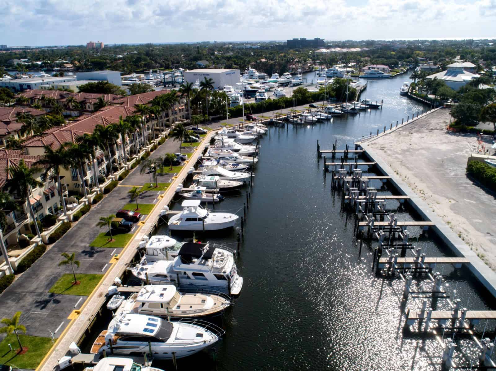 Drone Photography of a Beautiful Slidell, Louisiana Marina Aerial Imagery