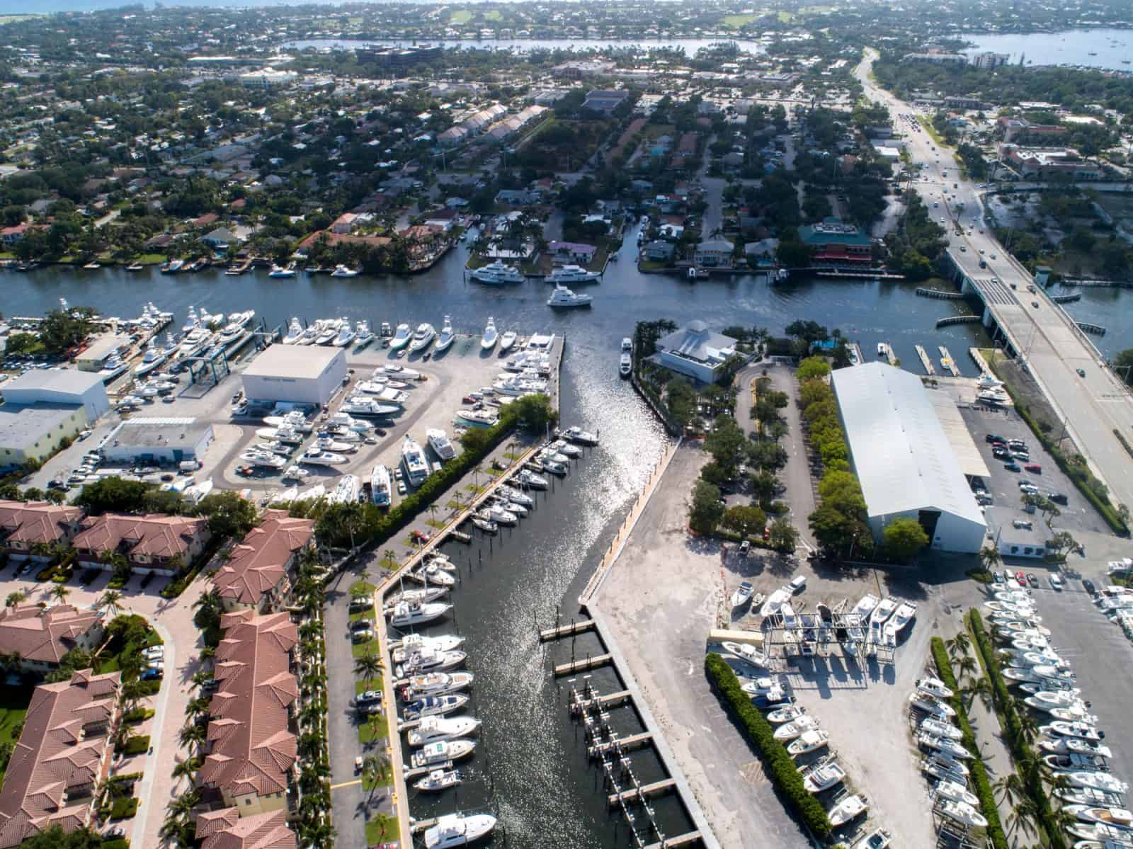 Drone Photography of a Beautiful Slidell, Louisiana Marina Aerial Imagery
