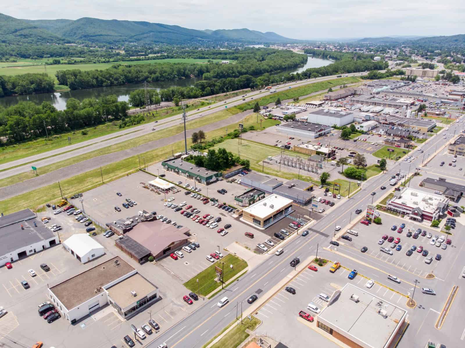 Aerial Drone Photography Williamsport, Pennsylvania Commercial Real Estate