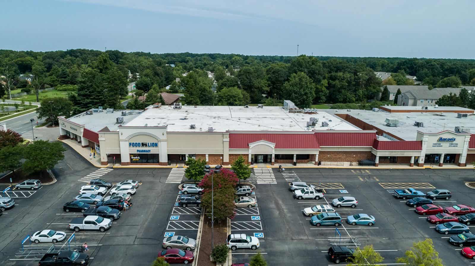 Drone Aerial Imagery Ashland, Virginia Shopping Center