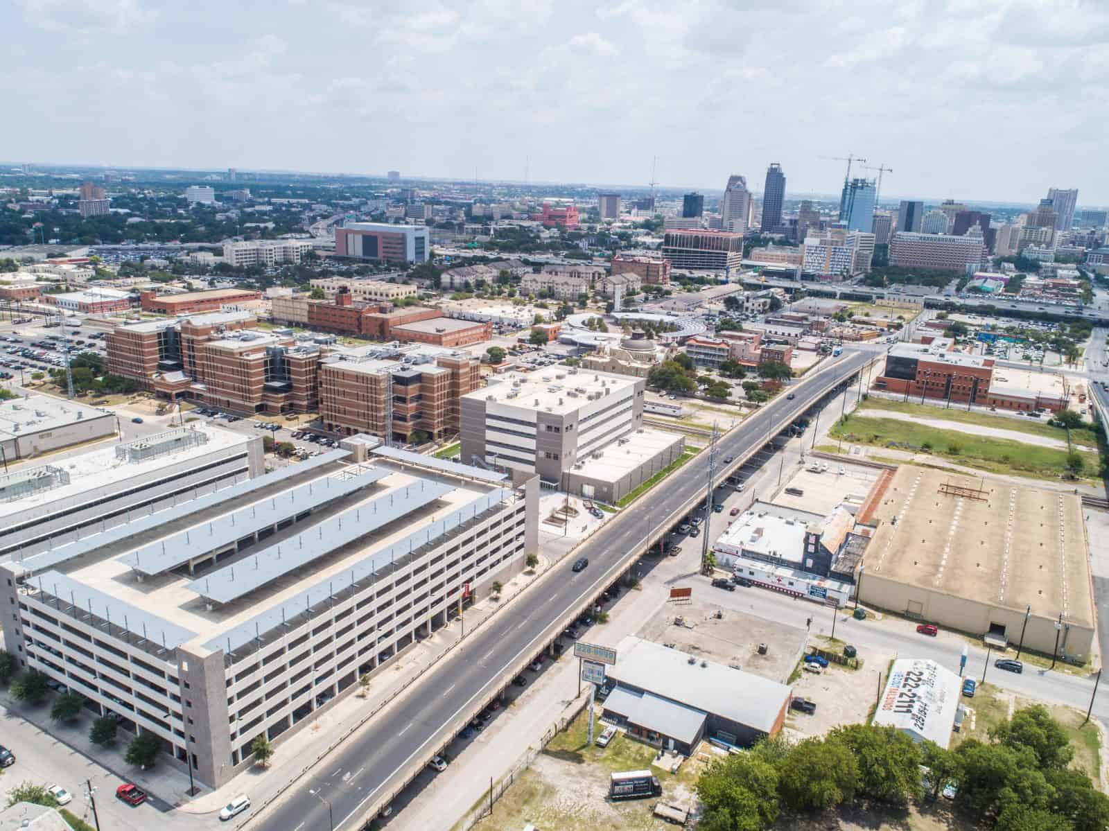 Aerial Drone Photos Bexar County Detention Center San Antonio, Texas