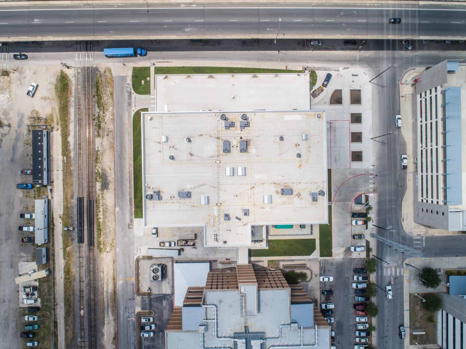 Aerial Drone Photos Bexar County Detention Center San Antonio, Texas