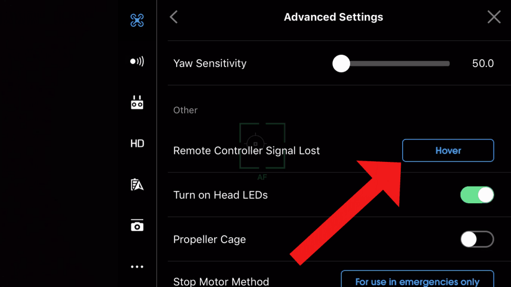 dji go settings 3