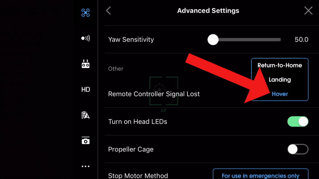 dji go settings 4