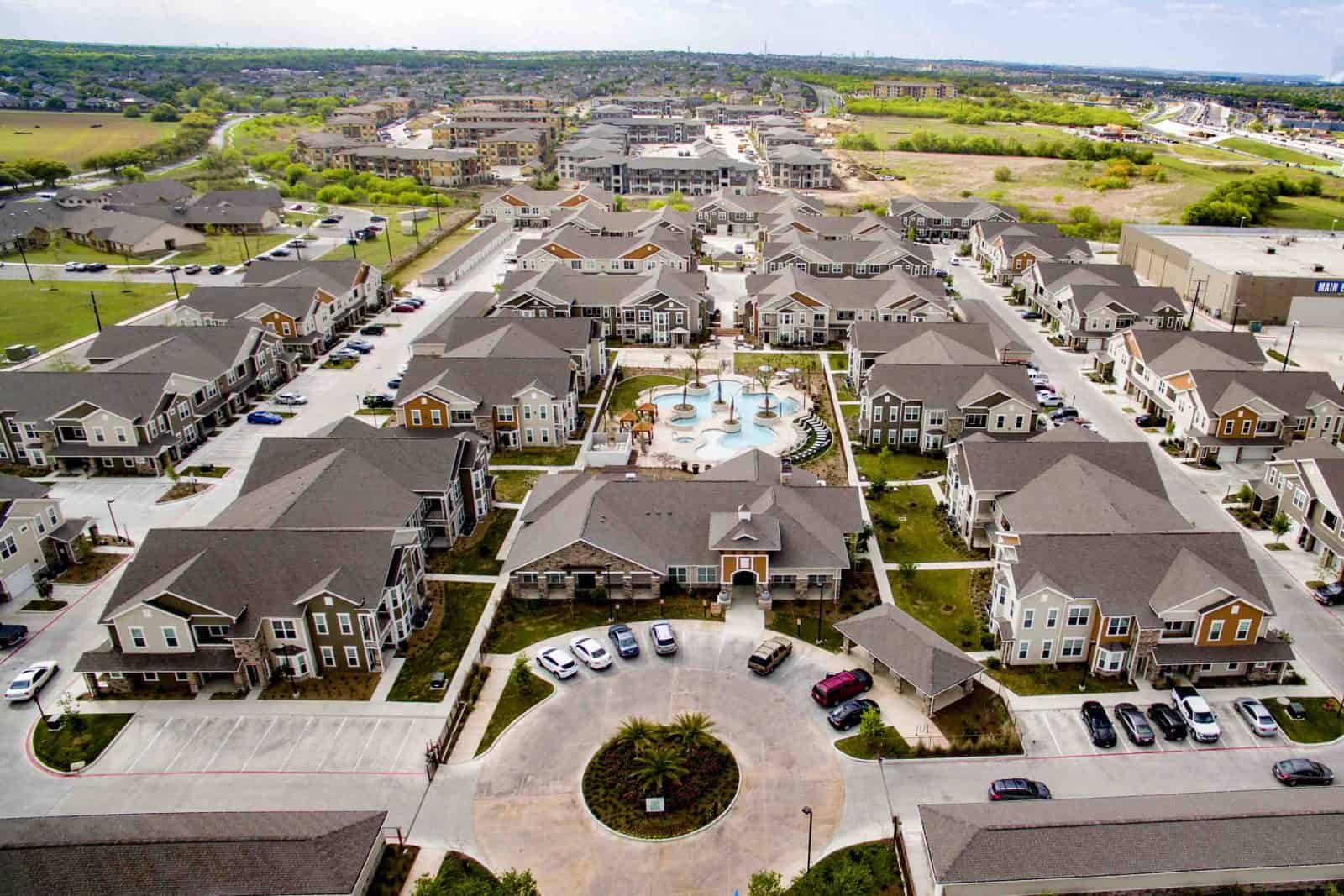 Aerial Photos of Echelon at Monterrey Village Apartments in San Antonio, TX