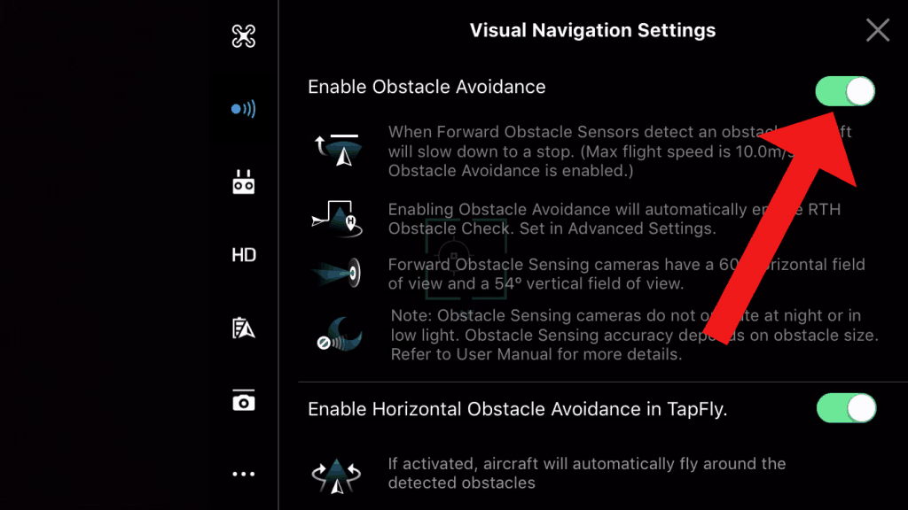 dji go app screen shot