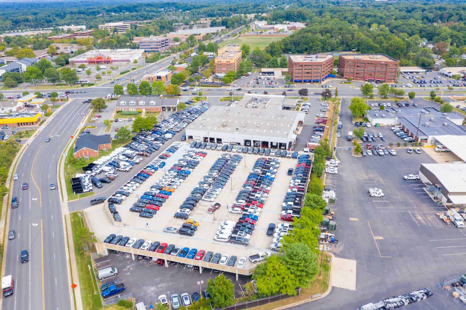 Fairfax, VA Commercial Real Estate Aerial Photography dronegenuity